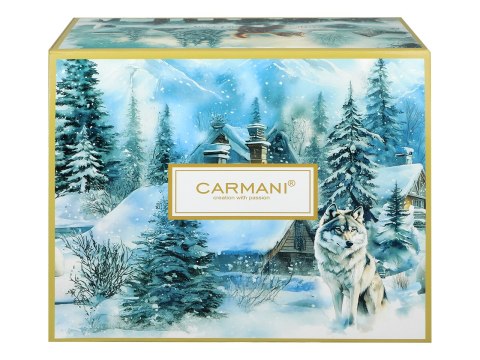 Kubek świąteczny - Zima wszędzie, Lisy (CARMANI)