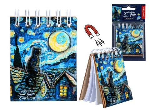 Notes magnetyczny - inspirowane twórczością V. van Gogh (CARMANI)