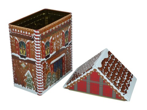 Puszka metalowa - świąteczne kształty