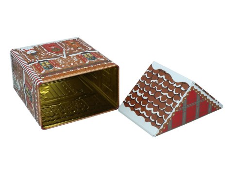 Puszka metalowa - świąteczne kształty