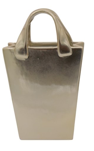 WAZON CERAMICZNY TOREBKA SUGAR GOLD