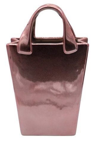 WAZON CERAMICZNY TOREBKA SUGAR PINK