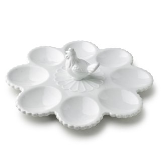 BASIC Talerz na 8 jajek 23x23x7,5cm kura