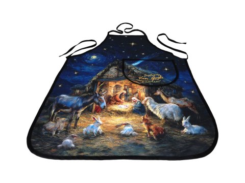Fartuszek kuchenny - inspirowany malarstwem van Gogha, Boże Narodzenie (CARMANI)