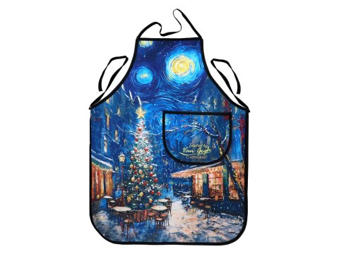 Fartuszek kuchenny - inspirowany malarstwem van Gogha, Świąteczna noc pod gwiazdami (CARMANI)