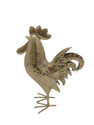 KOGUT METALOWY ZŁOTY MAŁY