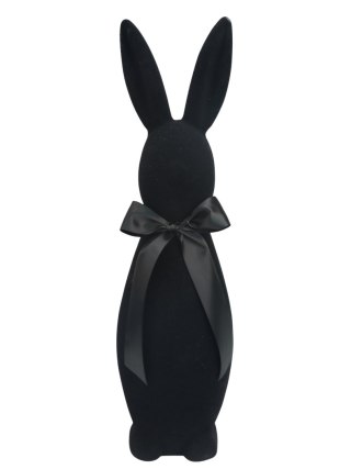 KRÓLIK WELUROWY CZARNY MAXI