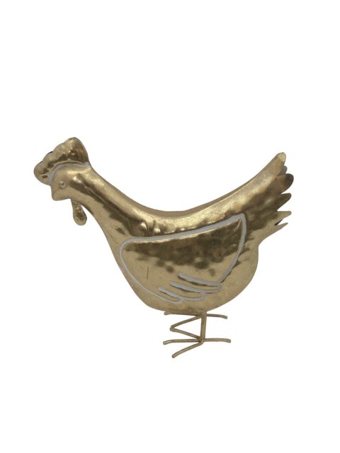 KURA METALOWA ZŁOTA MAŁA