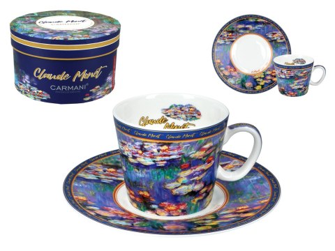 Filiżanka espresso - C. Monet, Lilie wodne (CARMANI)