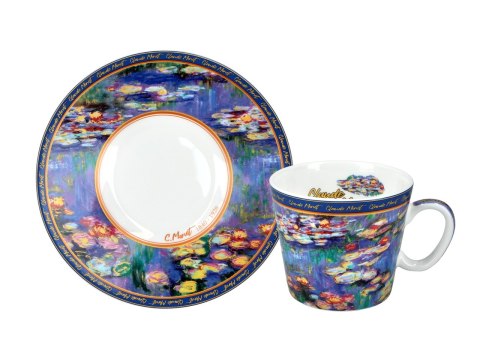 Filiżanka espresso - C. Monet, Lilie wodne (CARMANI)