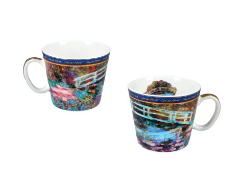 Filiżanka espresso - C. Monet, Most nad stawem z liliami wodnym (CARMANI)