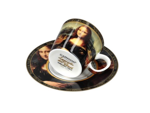Filiżanka espresso - L. da Vinci, Mona Lisa (CARMANI)