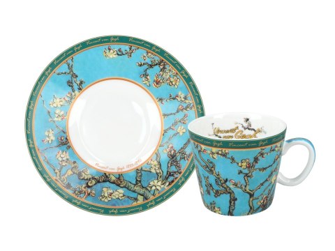 Filiżanka espresso - V. Van Gogh, Kwitnący Migdałowiec (CARMANI)