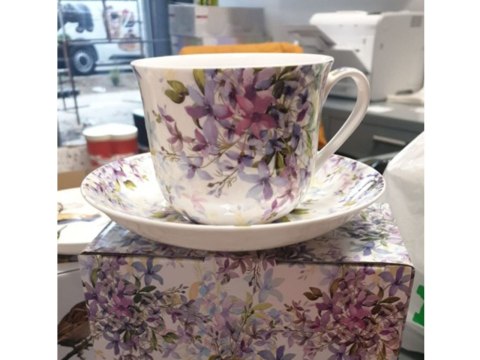 Filiżanka śniadaniowa ze spodkiem - Malvern (FBCh)