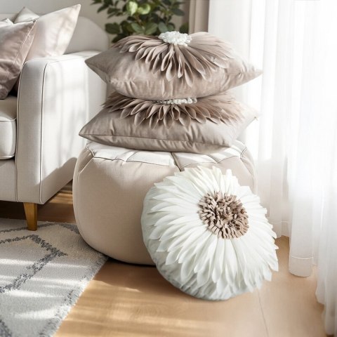 POSZEWKA FLORES 4 O 40 CM PUDROWY