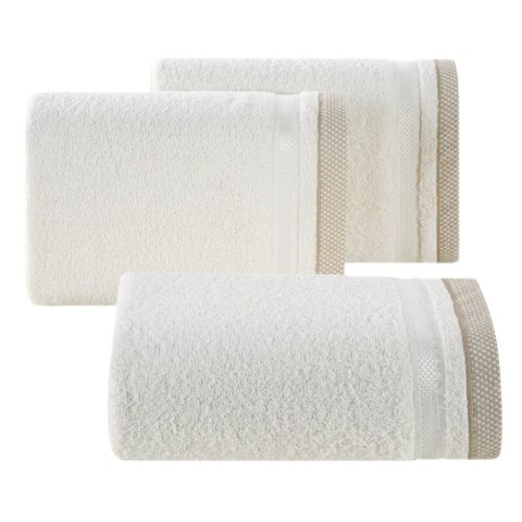 RĘCZNIK ABBIE (02) 40 X 60 CM KREMOWY