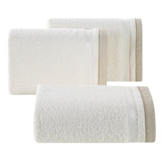 RĘCZNIK ABBIE (02) 70 X 140 CM KREMOWY