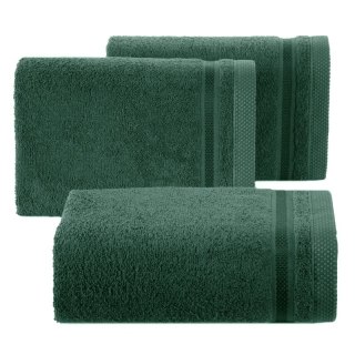 RĘCZNIK ABBIE (09) 70 X 140 CM CIEMNOZIELONY