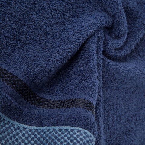 RĘCZNIK ABBIE (10) 70 X 140 CM GRANATOWY