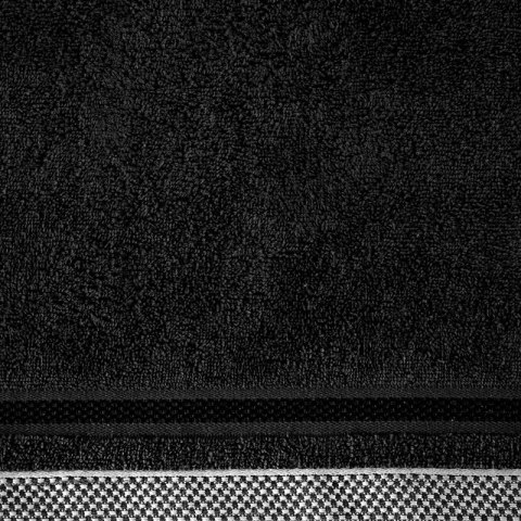 RĘCZNIK ABBIE (11) 70 X 140 CM CZARNY
