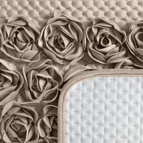 CERAMIKA ROSES 220 X 240 CM CIEMNOBEŻOWY