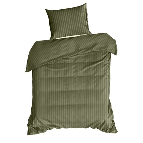 KOMPLET POŚCIELI SATYNOWEJ VERA 160 X 200 CM OLIWKOWY