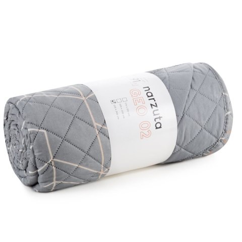 NARZUTA D91 GEO 02 170 X 210 CM STALOWY