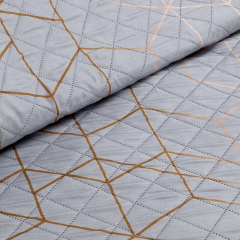 NARZUTA D91 GEO 02 170 X 210 CM STALOWY