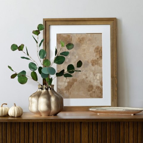 WAZON DEKORACYJNY MERIN (01) O 19 X 17 CM ZŁOTY