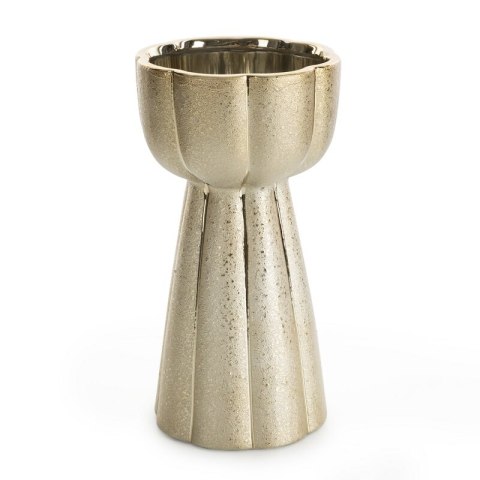 WAZON DEKORACYJNY MERIN (03) O 13 X 25 CM ZŁOTY