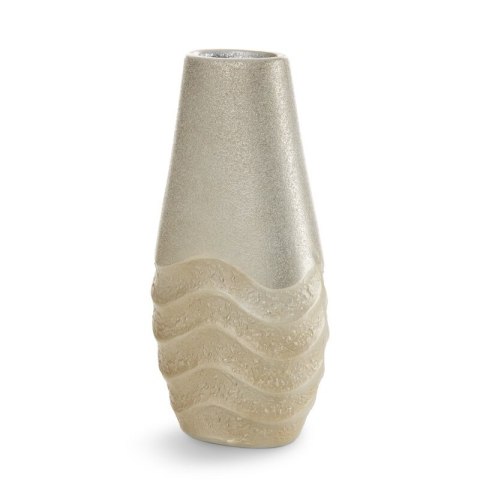 WAZON DEKORACYJNY SANI (02) 13 X 7 X 26 CM BEŻOWY