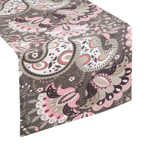 OBRUS ALVINA 35 X 180 CM CZARNY