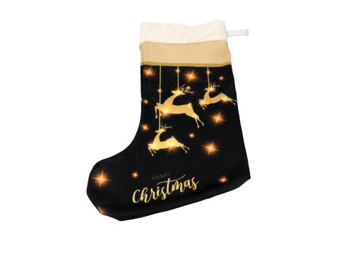 Skarpeta świąteczna, mała - Jelonki, Merry Christmas (CARMANI)