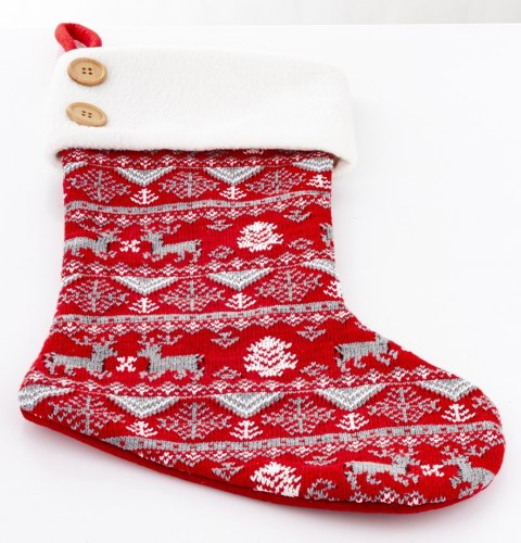 Dekoracyjna Świąteczna Skarpeta Na Prezenty