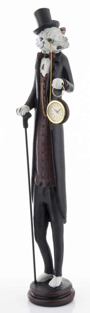 Figurka Kot Z Zegarkiem