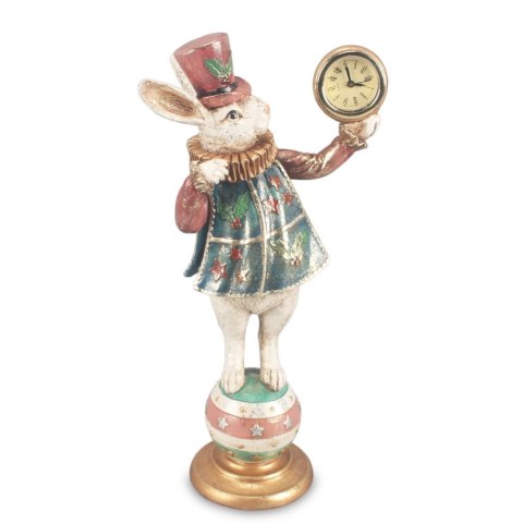 Figurka Królik Z Zegarkiem