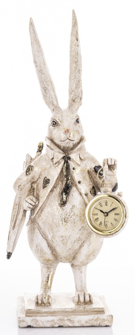 Figurka Królik Z Zegarkiem