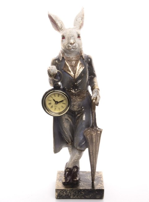 Figurka Królik Z Zegarkiem