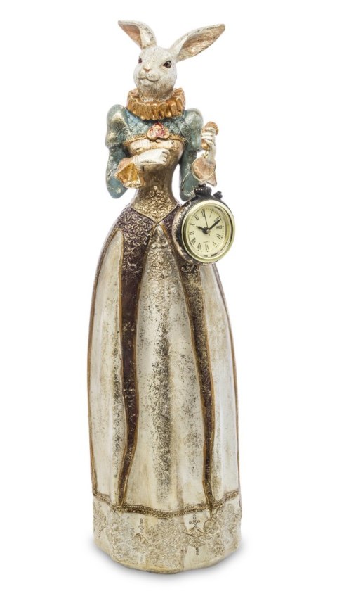 Figurka Królik Z Zegarkiem