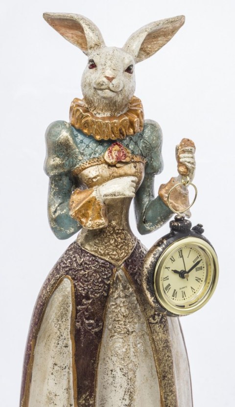 Figurka Królik Z Zegarkiem