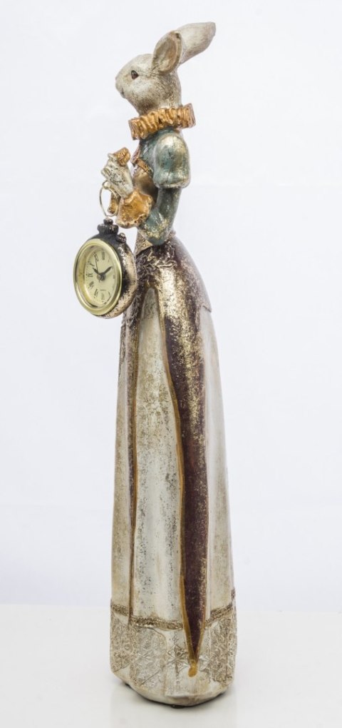 Figurka Królik Z Zegarkiem