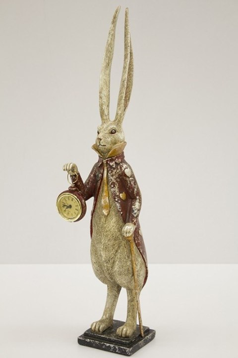 Figurka Królik Z Zegarkiem