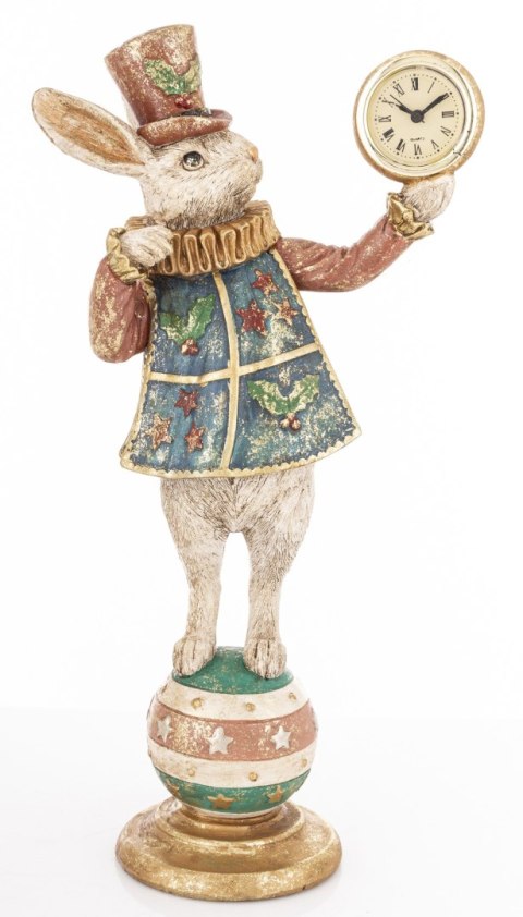 Figurka Królik Z Zegarkiem