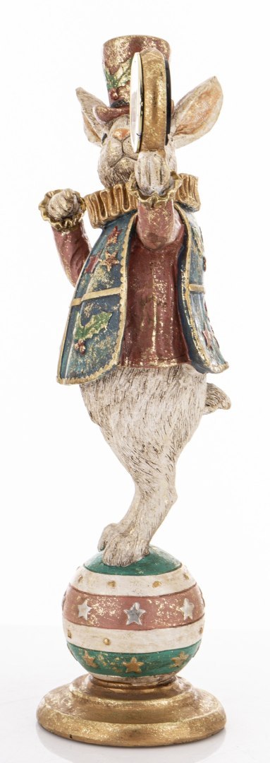 Figurka Królik Z Zegarkiem