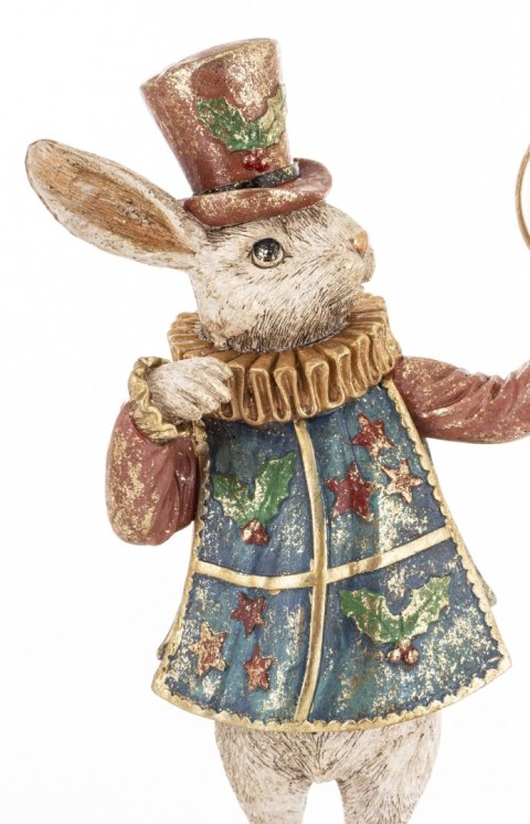 Figurka Królik Z Zegarkiem