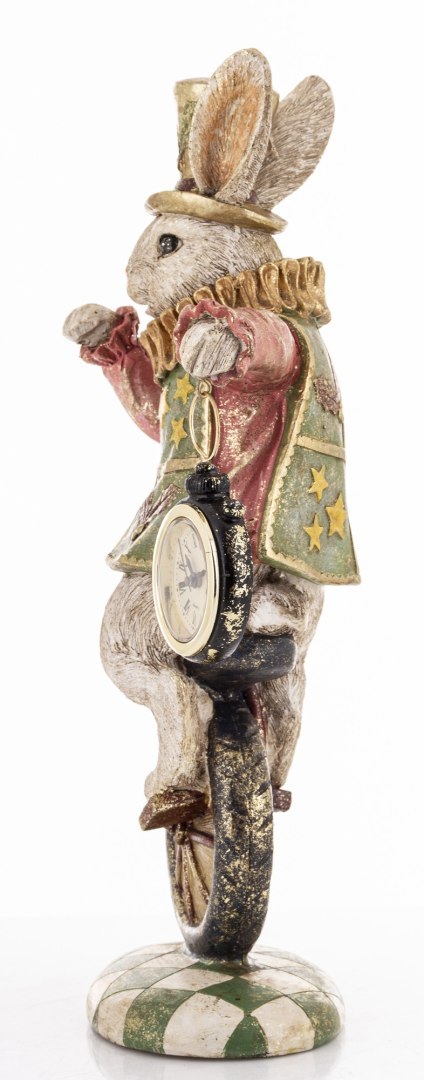 Figurka Królik Z Zegarkiem