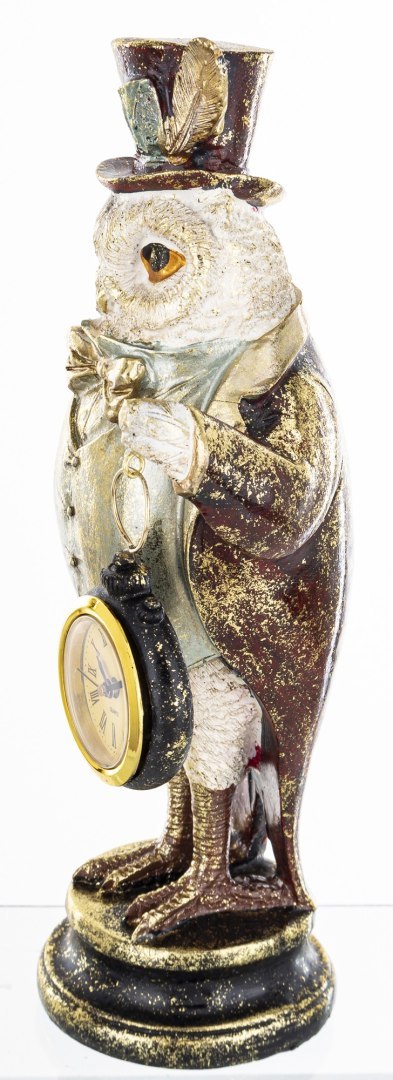 Figurka Sowa Z Zegarkiem