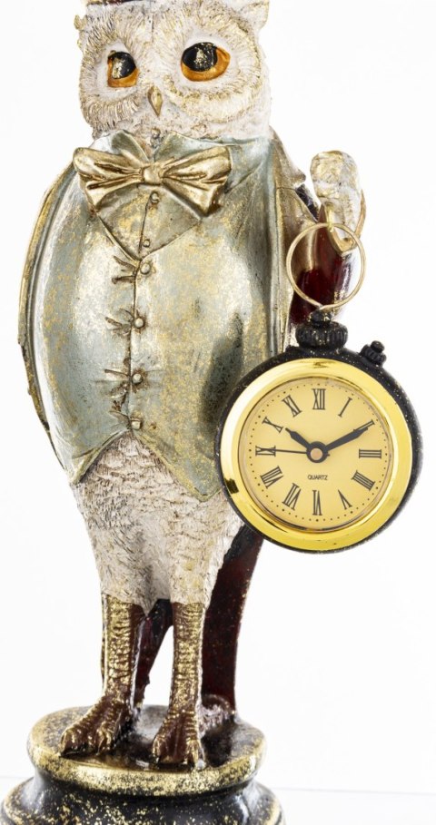 Figurka Sowa Z Zegarkiem