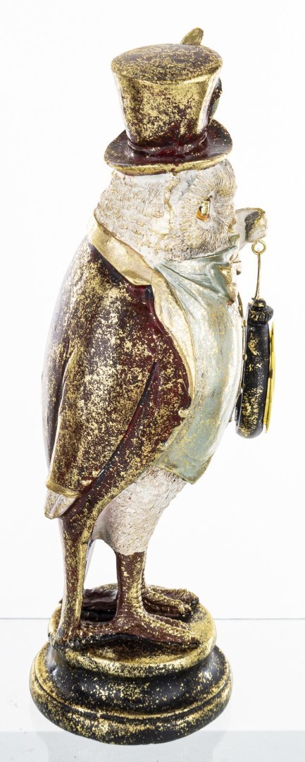 Figurka Sowa Z Zegarkiem