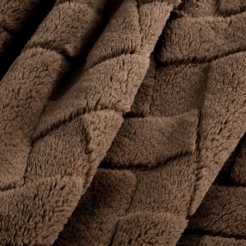 KOC D91 CARO 70 X 160 CM CIEMNOBRĄZOWY